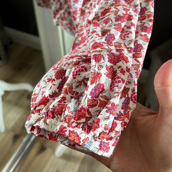 Universal Thread, Puff Blouse, Balloon style, Poet, floral long sleeve - Picture 6 of 7